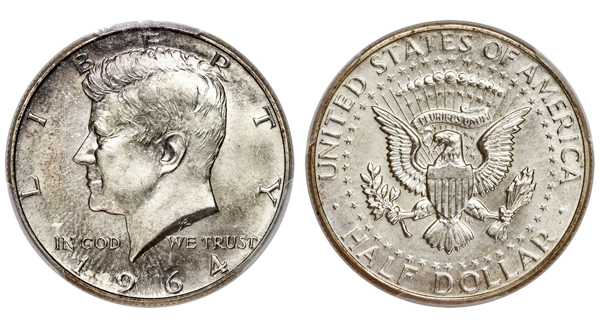 Silver Half Dollar 1964 Value Chart